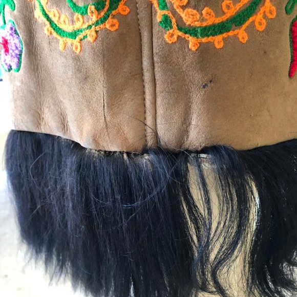 70s Coat, Yaqub Coat, Sheepskin Coat, Penny Lane Coat, Embroidered Coat - Picture 9 of 11